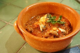 あと一品に便利な簡単イワシのトマトスープ