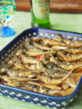 技あり！丸ごとアジを頂けるレモン南蛮