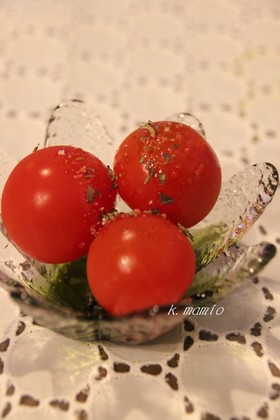 簡単♪クレソルトマト