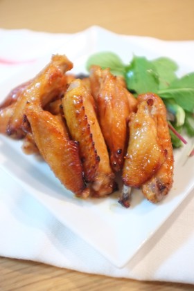 鶏手羽中のピリっと！甘辛オーブン焼き
