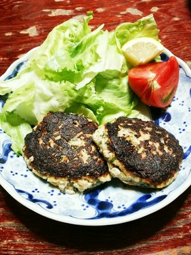 アジと豆腐の和風ヘルシーバーグ⭐