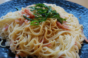 ランチにらっきょうそうめんチャンプル