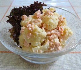 ❀カリフラワーと焼きたらこのサラダ❀