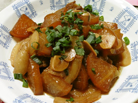 簡単♪豚バラと大根の甘辛煮♪