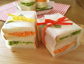 ✿キャベツと人参のサンドイッチ