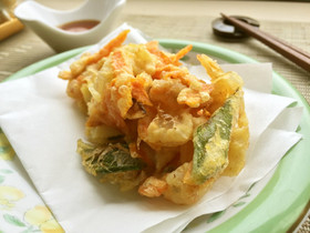 サクサク✿小海老と野菜のかき揚げ