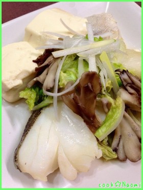 レンジだけで♬たらと白菜の電子レンジ蒸し