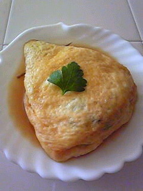 ＊ほうれん草＊の巾着たまご♪