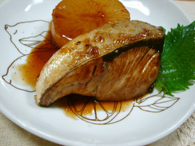 ぶりと大根の照り焼き♡