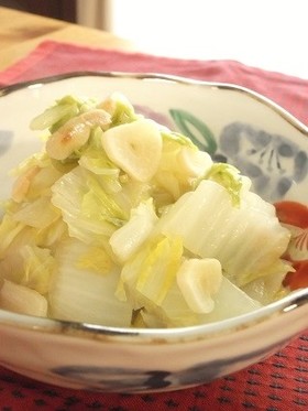 やみつき！ニンニク効いてる♪白菜煮びたし