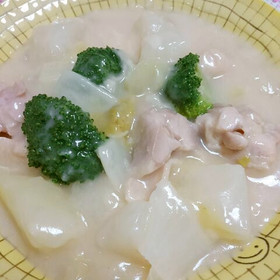 ＊聖護院大根とチキンのクリームシチュー＊