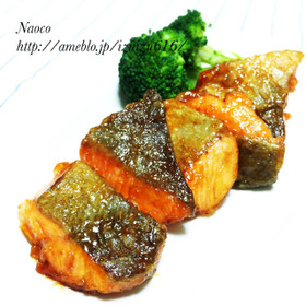 お弁当★生鮭のオイマヨ照り焼き