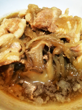 豚ばら焼肉用肉でがっつり豚丼