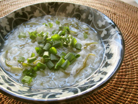 シラス★めかぶ★お粥