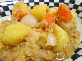 シーチキン・じゃがいも・たまねぎの炒め煮