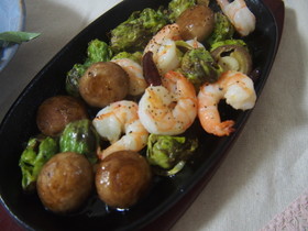 ふきのとうのアヒージョ