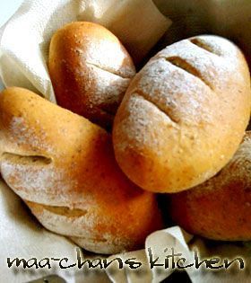 サンドイッチにライ麦パン♥HB使用♪