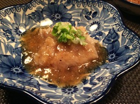 タラのみぞれ餡掛け