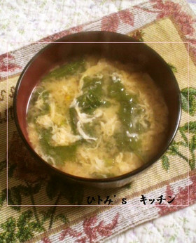 いつかあなたに♡菜の花のかきたま汁