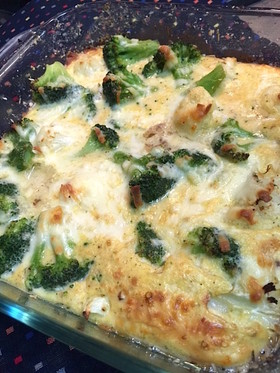 カリフラワー&ブロッコリーのチーズ焼き