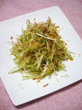 簡単副菜！たっぷり水菜