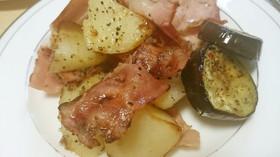 じゃがいものにんにくアンチョビ炒め♪