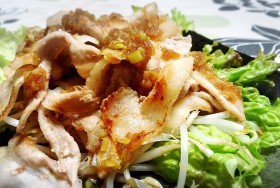 ◆ヘルシー♪豚肉ともやしのおろしポン酢◆