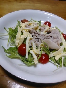 ゆで豚のサラダ