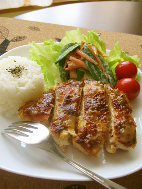 鶏胸肉でも柔らか♬ハニーマスタードチキン