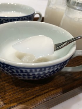 妊娠授乳期に★アーモンドミルク寒天