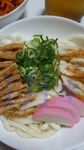 簡単☆冷たいきつねうどん☆冷やしうどん！