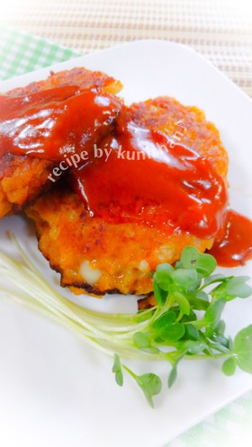 くにしゃんのチキンコチュジャンハンバーグ