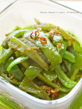 簡単！ピーマンおかか炒め