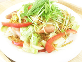 パスタでお手軽焼きスパ♪