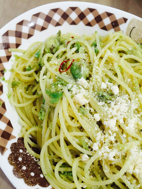 アボカドペペロンチーノ