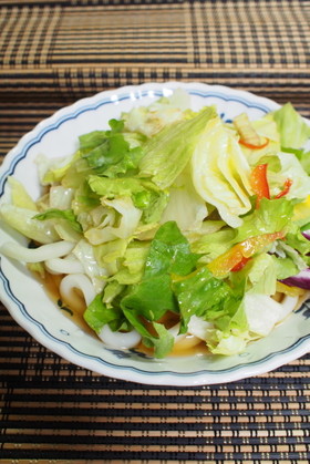 息子宛④「簡単サラダうどん」