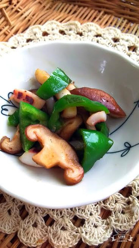☆イカとピーマンソテー☆お弁当隙間おかず