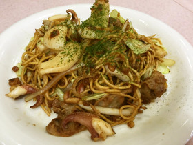 ソースいか焼きそば