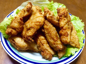 俺流！ジューシー鷄ムネ肉でフライドチキン