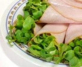 かいわれハム巻き
