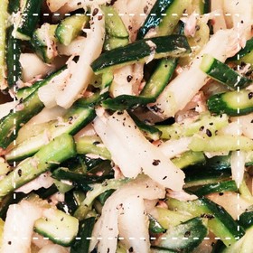 混ぜるだけ簡単！大根ときゅうりのサラダ