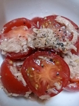 ワインに合う♪ミニトマトのツナサラダ
