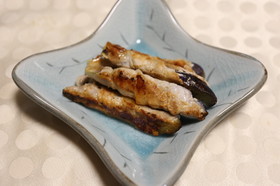 茄子と豚肉で☆簡単ヘルシー肉巻き