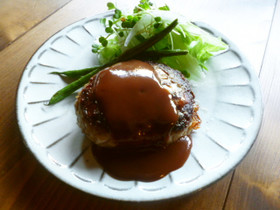 とろ～り♡チーズ in ハンバーグ♪