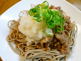 さっぱり・ガッツリ☆ぶっかけ豚おろしそば