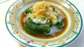 さっぱりおろしピーマン