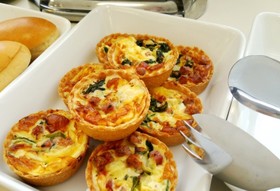 【業】黒胡椒チョップドハムのキッシュ