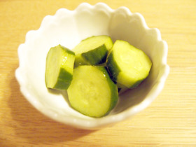 カンタン酢で♪きゅうりのからし漬け