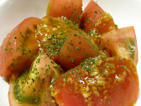 トマトのにんにく醤油サラダ✾