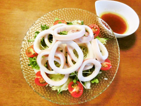 イカのさっぱりサラダ～♪